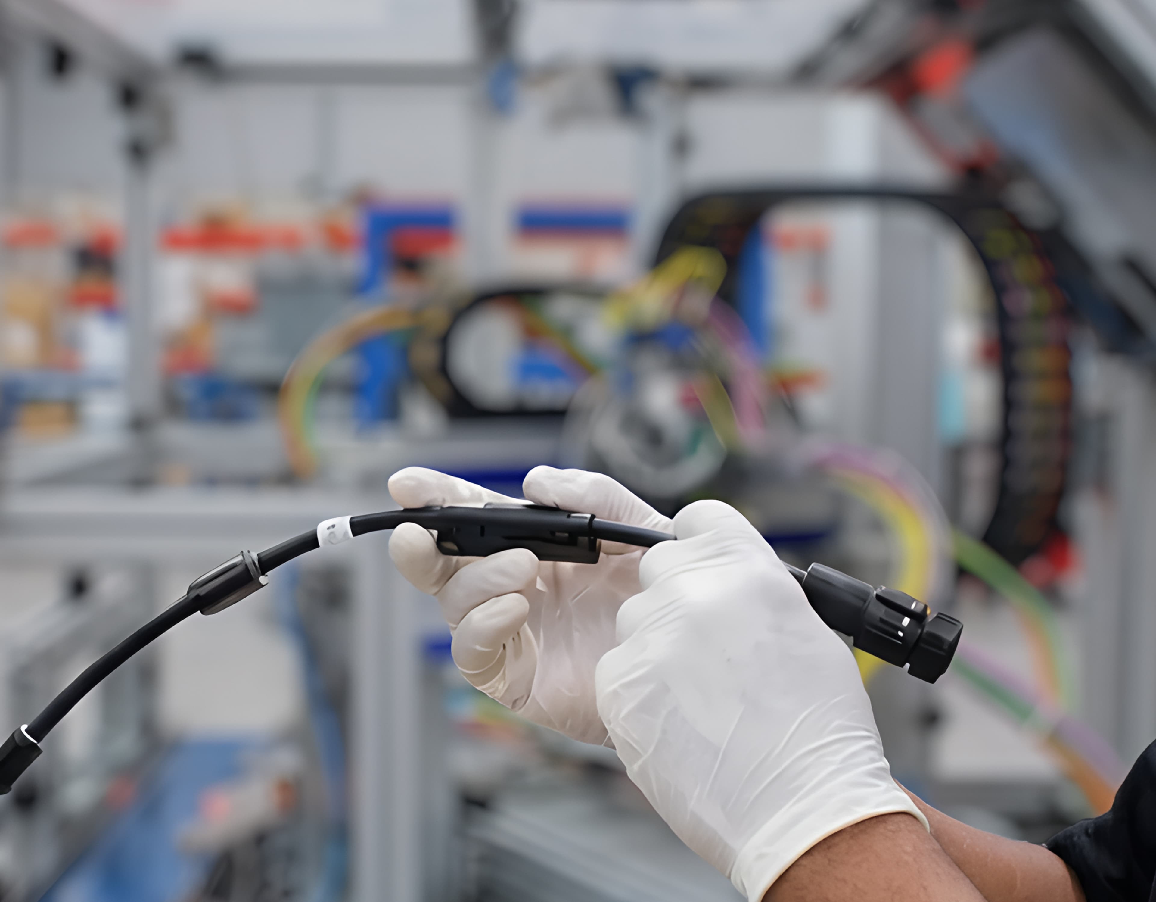 AVB cable assemblies in use
